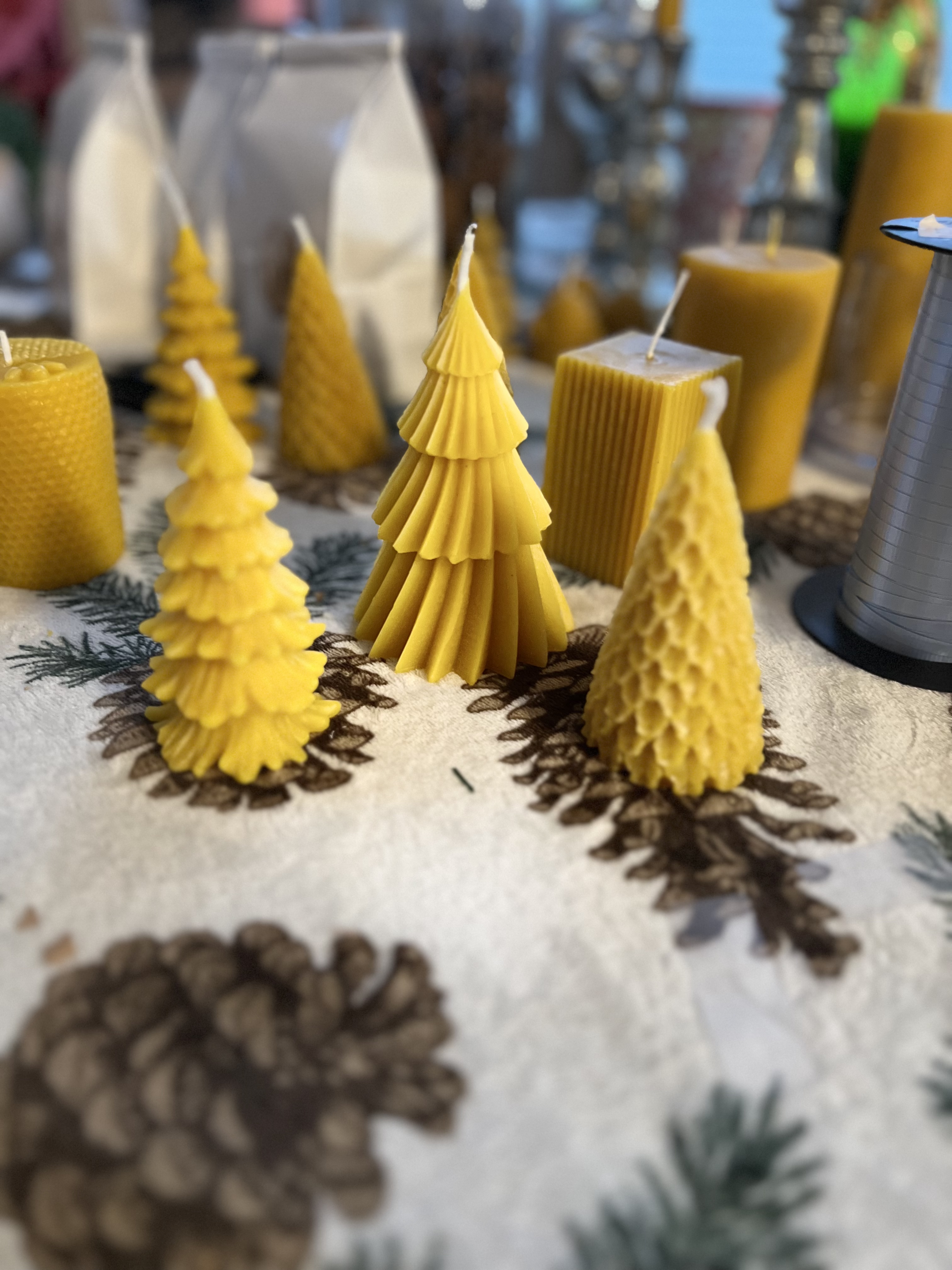Handcrafted beeswax candles by Canyon Creek Handcrafts